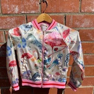 Animal print Bomber Jacket